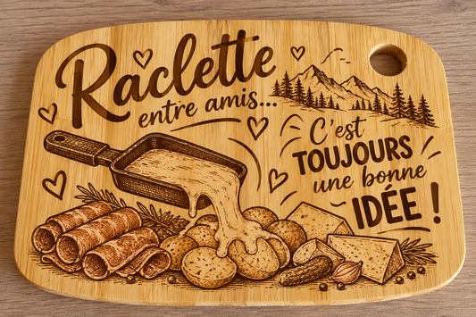 Planche à découper en bois personnalisée