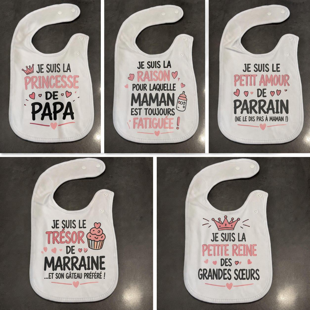 🎁 Bavoir bébé personnalisé – cadeau unique avec prénom