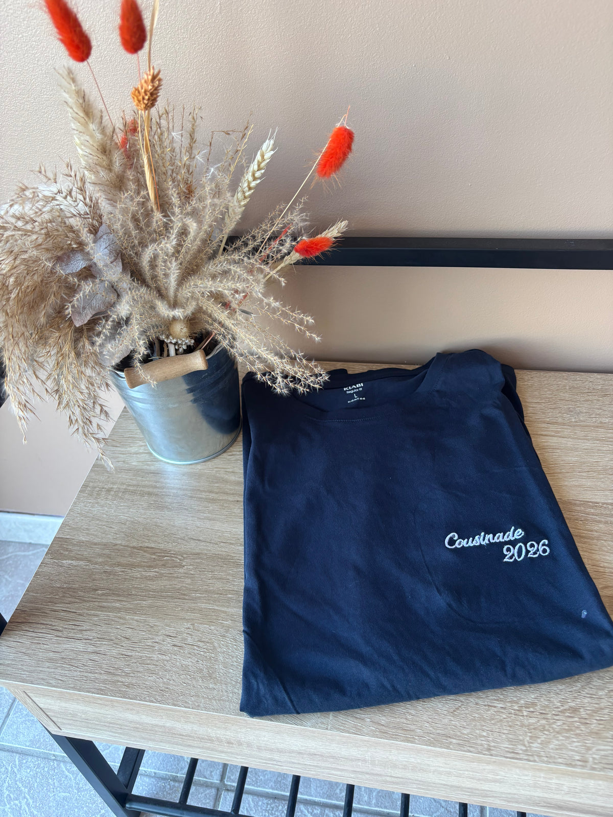 Tee-shirt brodé personnalisé